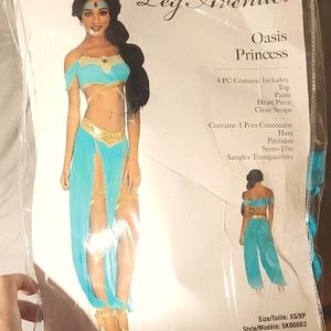 Deluxe (with wig!) Leg Avenue Princess Jasmine Costume
